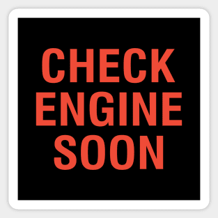 Check Engine Soon Sticker